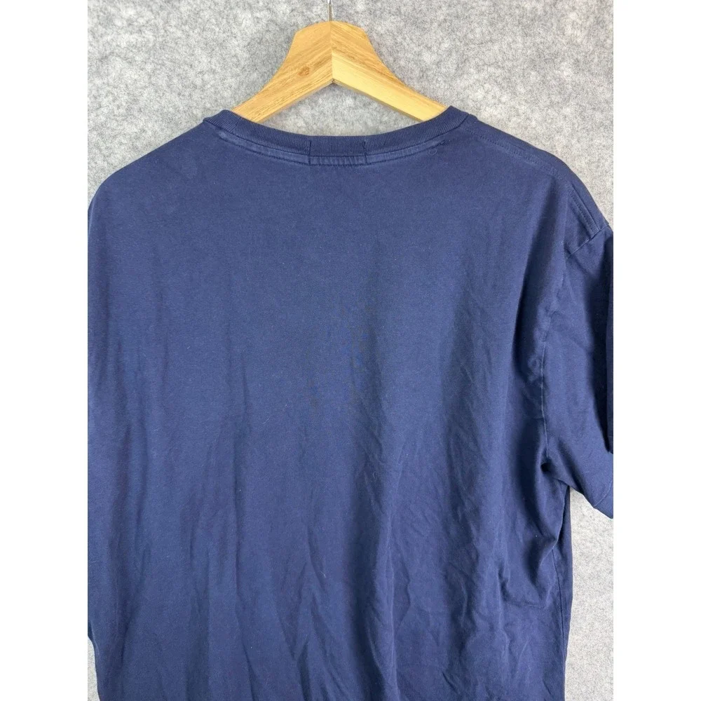Polo Ralph Lauren Tshirt Men's Large‎ Tall Spellout Big Pony Blue Shortsleeve